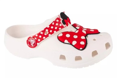 Dziecięce Klapki Crocs Classic Disney Minnie Mouse Clog 208710-119 r. 23/24