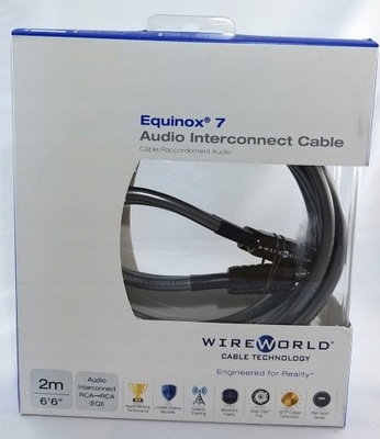 WireWorld Equinox 7 2m RCA kabel analogowy stereo