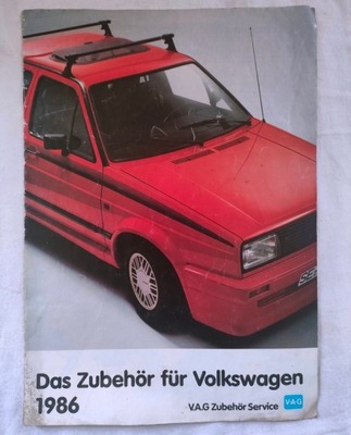Prospekt VW volkswagen 1986 jetta polo golf 