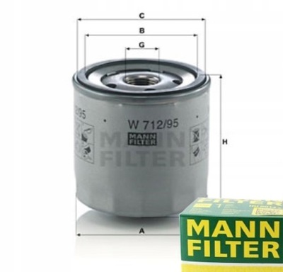 Фильтр масла do vw fox gol golf jetta load nivus фото №1