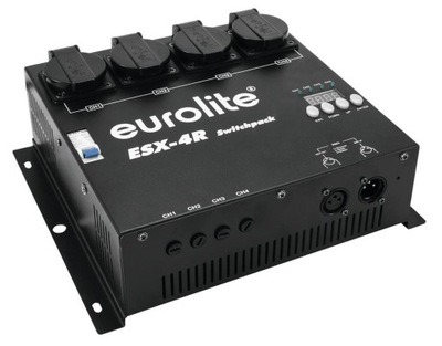 EUROLITE ESX-4R DMX RDM Switch Pack przełącznik mocy 4 kanały