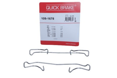 QUICK BRAKE JUEGO INST. ZAPATAS HAM. VW P. CADDY/CC/EOS/GOLF/JETTA/PASSAT  