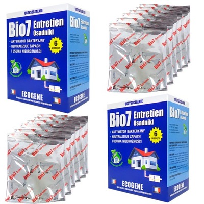 Bio 7 Osadniki Bakterie Bio7 do oczyszczalni ROK BAKTERIE do OCZYSZCZALNI