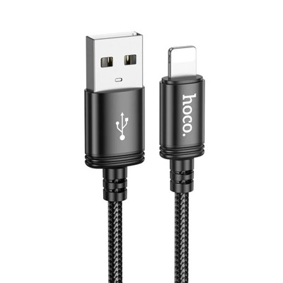 Kabel USB A do Lightning Hoco 2,4A 2 m X89 czarny