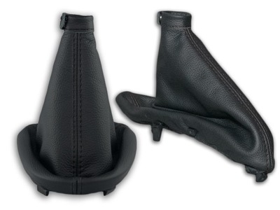 Alfa romeo gt комплект чехлы рычага czarna кожа i нити фото №1