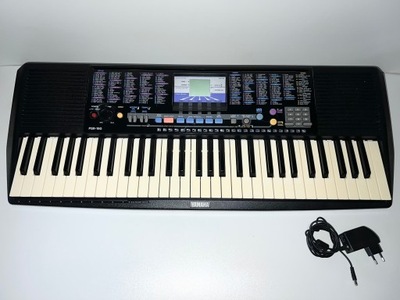 Keyboard YAMAHA PSR-190 LCD zasilacz pianino do nauki