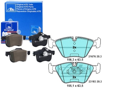 KOMPLET KLOCKÓW HAMULCOWYCH ATE 34116754705 341167