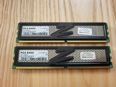 ----- Pamięć RAM - OCZ OCZ2VU8004GK = 4GB = 2x 2GB DDR2 800 MHz