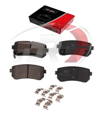 Kia forte 2010-2013 гальмівні колодки гальмівні задня + пластини фото №1