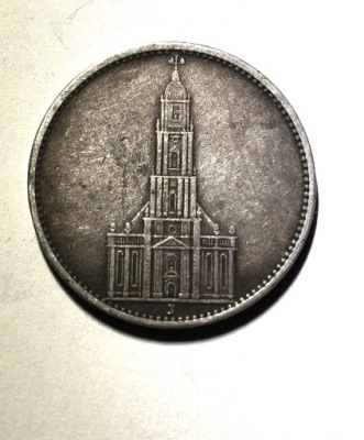 5 Marek III Rzesza 1934 J srebro oryginał