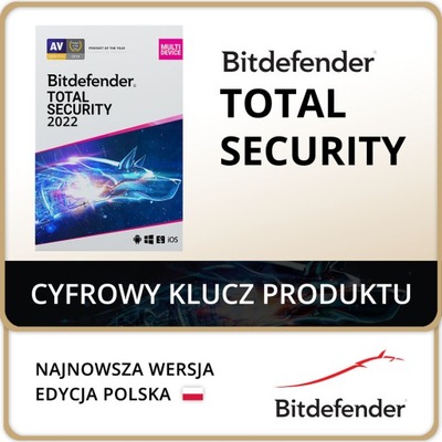 Bitdefender Total Security PL 5 st. / 2 lata