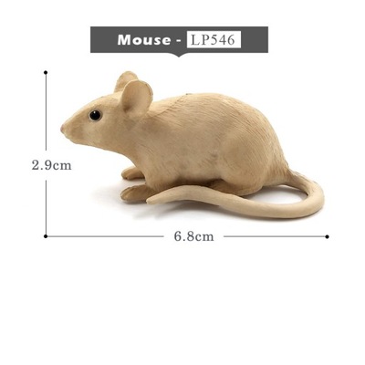 Symulacja śliczne gryzonie mysz szczur figurka mo