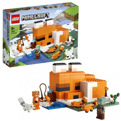 LEGO Klocki Minecraft Siedlisko lisów Maincraft