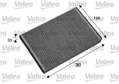 VALEO 698875 FILTRO DE CABINA DE CARBON  