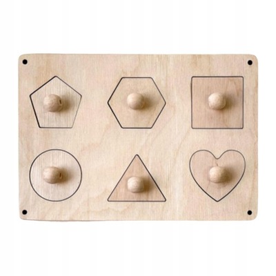 Montessori zajęta tablica DIY kształt geometrii