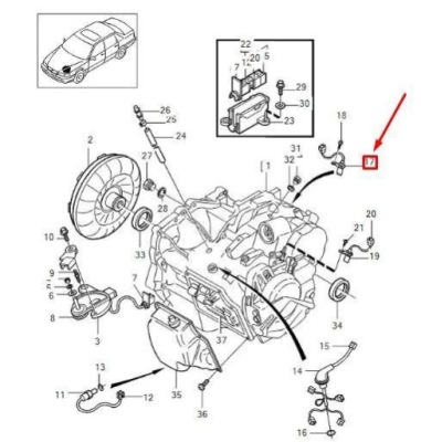 Датчик швидкості автоматичний трансмісія фото №1