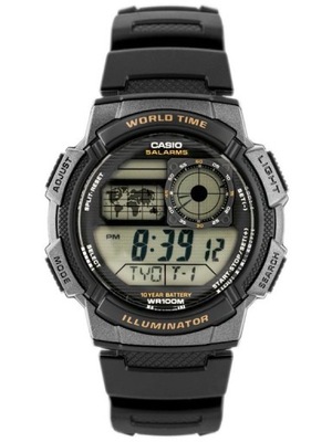 ZEGAREK MĘSKI CASIO AE-1000W 1AV - WORLD TIME