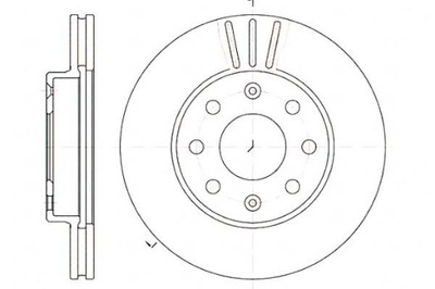 Roadhouse тормозные диски тормозные 2szt chevrolet aveo hat фото №1
