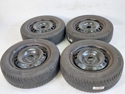 RATAI K1955 VW MICHELIN 195/65R15 91T 6JX15 ET 47 ŽIEMA PLIENINIAI 