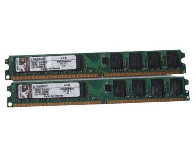 Pamięć DDR2 4GB 667MHz PC5300 Kingston 2x 2GB Dual
