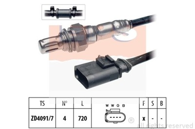 SONDA LAMBDA VW UP 1,0 11- 1-998-190  