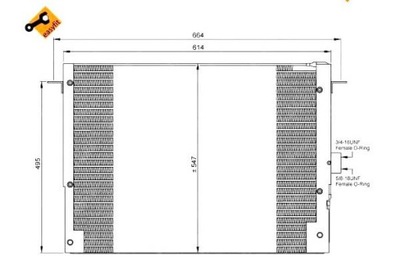 Nrf конденсатор кондиционера land rover range rover фото №1