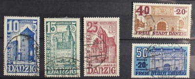 Wolne Miasto Gdańsk Fi 258-262 r 1936 G