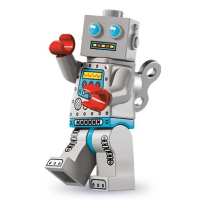 Lego minifigures 8827 Seria 6 Robot mechaniczny Clockwork Robot col06-7