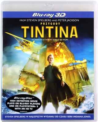 PRZYGODY TINTINA w 3D (BLU-RAY 3D)