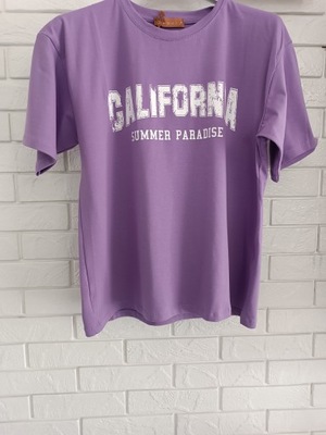 Mooij t-shirt damski fioletowy