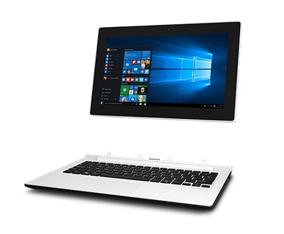 BIAŁY Laptop Tablet 2 w1 Lenovo/Medion E2211T 11,6" HD Intel Atom 2GB 64GB