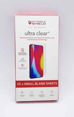 ZAGG invisibleSHIELD 25 Small Blank Sheets