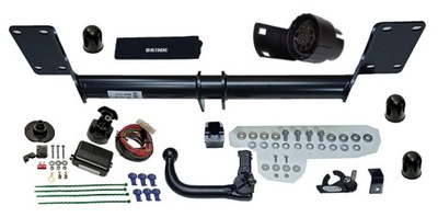 BRINK BARRA DE REMOLQUE GANCHO DE REMOLQUE PARA BMW X5 E70 OD2007+MODUL+7P  