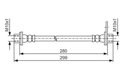 BOSCH 1 987 481 440 CABLE DE FRENADO ELÁSTICO  