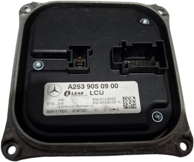 Mercedes slk w172 r172 glc w253 x253 преобразователь модуль led a2539050900 оригинальный номер фото №1