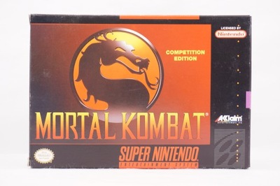 MORTAL KOMBAT Nintendo SNES NTSC/U USA NOA
