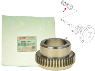 Захист піввісь задня 43485-76j00 оригінал suzuki фото №1