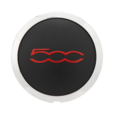 Center wheel hup cap with хром trim for fiat 500 фото №1