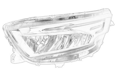 Фара l pasuje do: iveco daily vi 04.19- фото №1