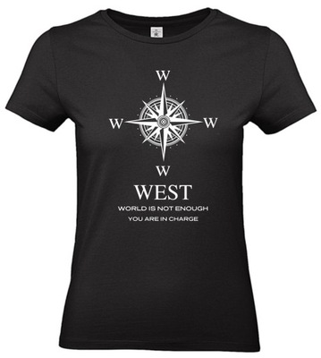 WESTWORLD KOSZULKA Z NADRUKIEM S WW02W BLACK