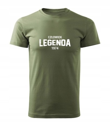 Koszulka T-shirt Człowiek Legenda 1974