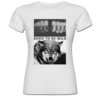 Tshirt damski Wild Wolf Wilk Stado Wilczek XXL