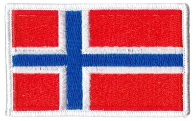 NORWEGIA flaga Norwegii Naszywka 2531