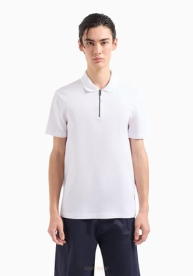 Męska Koszulka polo ARMANI EXCHANGE Biała XL