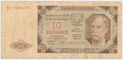 3529. 10 złotych 1948 - BE - st.4