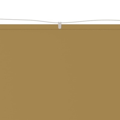 Markiza pionowa, beżowa, 140x600 cm, tkanina Oxfor