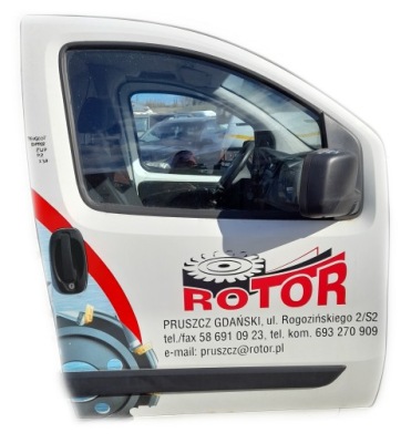 Peugeot bipper дверь правый перед правое передний ewp фото №1