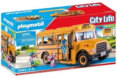 Autobus szkolny US School Bus Playmobil City Life 71094 Zestaw z figurkami