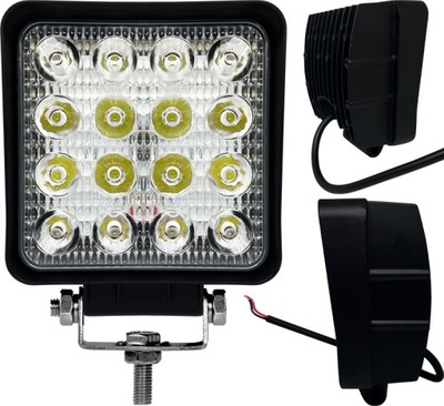 Лампа робоча протитуманна фара led 48w прожектор набір 4szt grube лампи фото №1