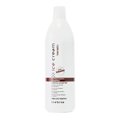 Inebrya szampon regenerujący Ice Cream Keratin 1 l